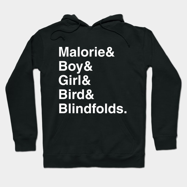 Bird Box Characters Hoodie by eightrobins